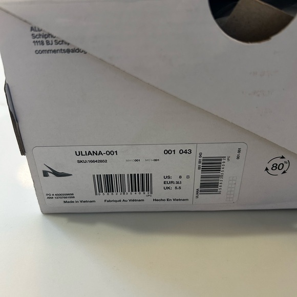 ALDO Women's Black Slingback Heels - Picture 11 of 12